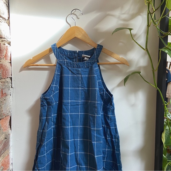 A New Day Blue Cotton Mini Dress XS - Picture 3 of 4